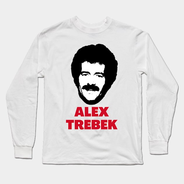 Alex trebek 70s Long Sleeve T-Shirt by LadyLily